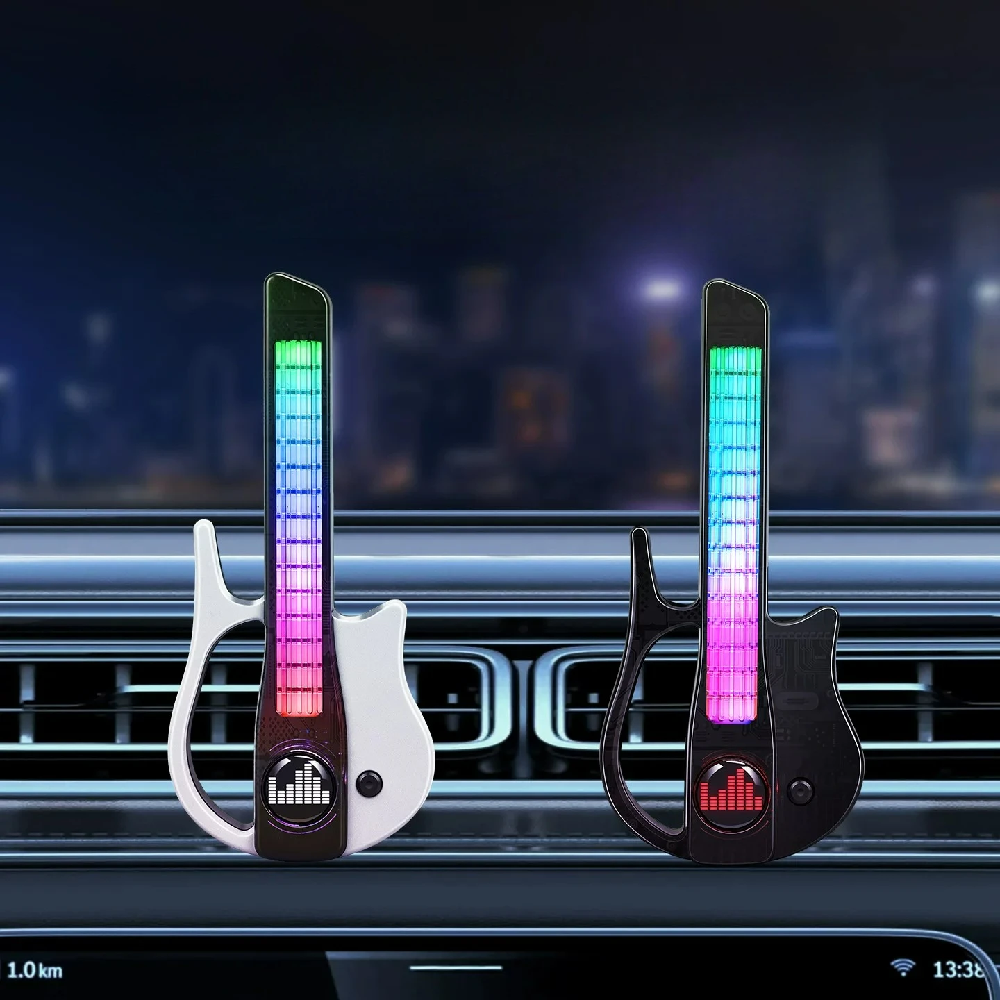 Car Mounted Guitar Design, Aromatherapy Atmosphere Decoration, E-sports Desktop Music, Rhythm and Creative Ornaments