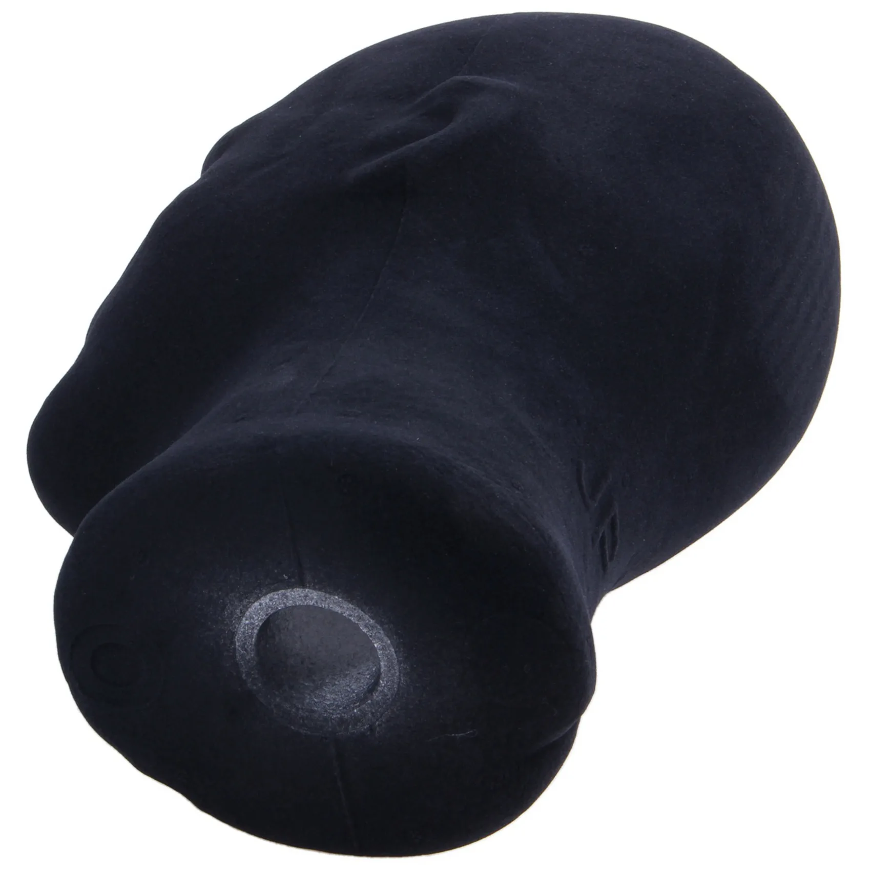 A84X-Polystyrene Black Foam Men Model Mannequin Head Dummy Stand Shop Display Hat, 4 X BLACK