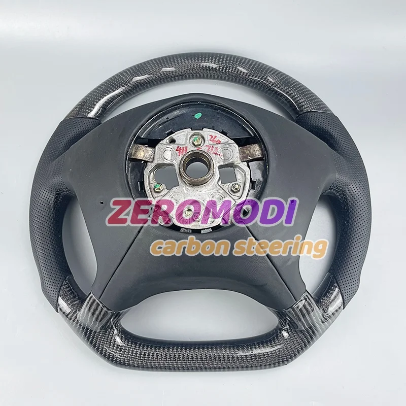 Carbon Fiber Steering Wheel For Mercedes R129 R170 W124 W140 W202 W208 W210 Car Interior Wooden Steering Wheel Modification