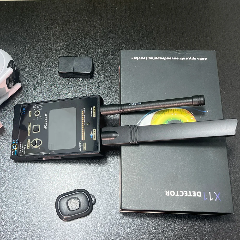 

Car GPS Tracker Detector & Bug Finder ANTERI Anti Detector Pro Scans RF & Magnetic Field for Vehicle Security Hotel Safety Check