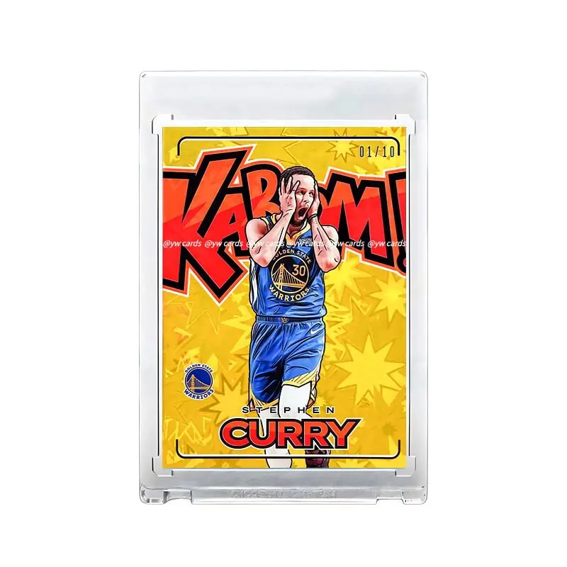 TOPPS Star-kaart Stephen Curry Kobe Bryant DIY zelfgemaakte Xtreme Game speelgoed stof verzamelkaart Kerstverjaardagscadeau - afbeelding 1