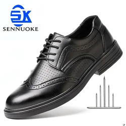 Safety Shoes ManforWork Man's Safety working Shoes Lightweight Work Wear Industrial Security-Protection Waterproof