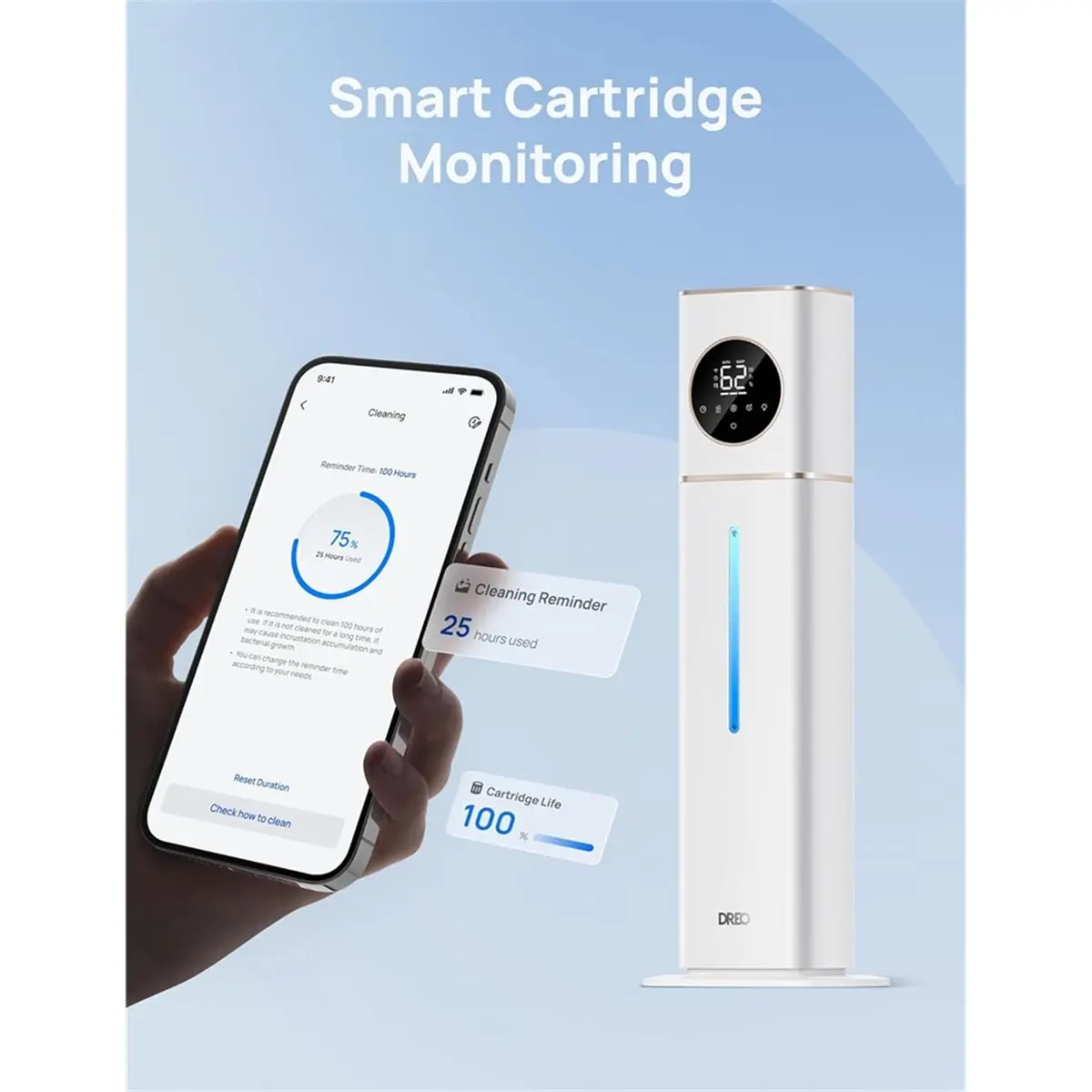 

Супергорячая распродажа: Картриджи-ингибиторы накипи DREO (3 шт.) для увлажнителей HM735S