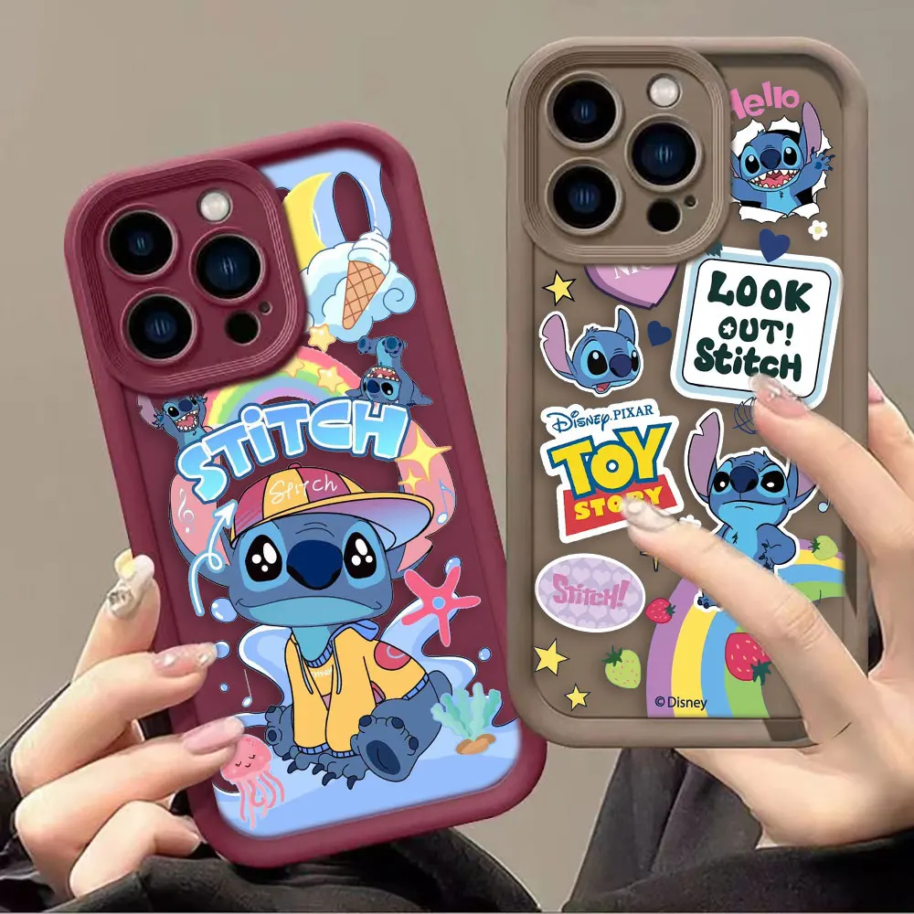 Disney anioł Lilo ścieg etui na telefon Samsung Galaxy S24 S23 S22 S21 FE PLUS NOTE 20 ULTRA miękkie silikonowe etui Funda etui