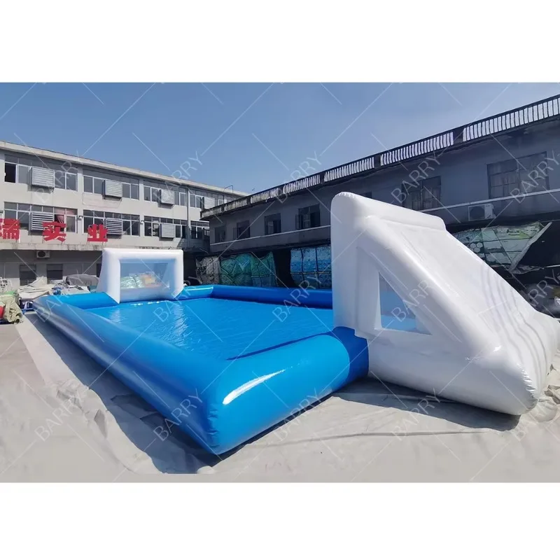 Cheap Outdoor Infla  Soap Soccer Game Infla  Football Game for Adults Group Outdoor Team Activities