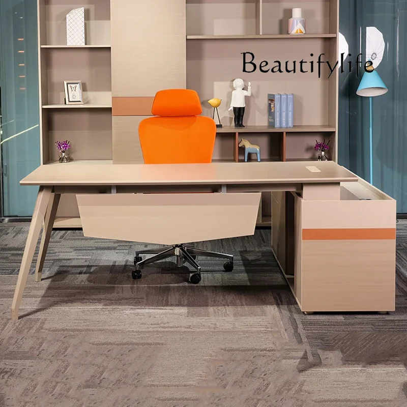 X Boss Desk Combination Simple Modern Manager President Desk Office Furniture X