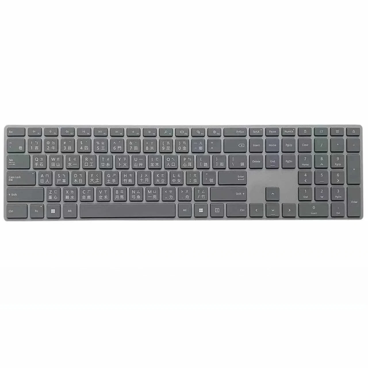 For Microsoft Fashion Designer Wireless Bluetooth Keyboard 3 Film Computer iPad Office Multi-Device Link Lightweight Portable