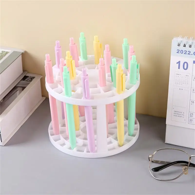 Storage Rack Large Capacity Creative Eyebrow Pencil Holder Storage Supplies Penholder Holder Circular Durable Makeup Brush Shelf