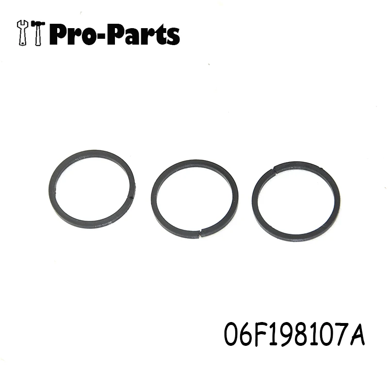 3PCS Camshaft Adjuster Oil Control Seal Rings 06F198107A Black Rubber Engines Car Accessories For VW Audi