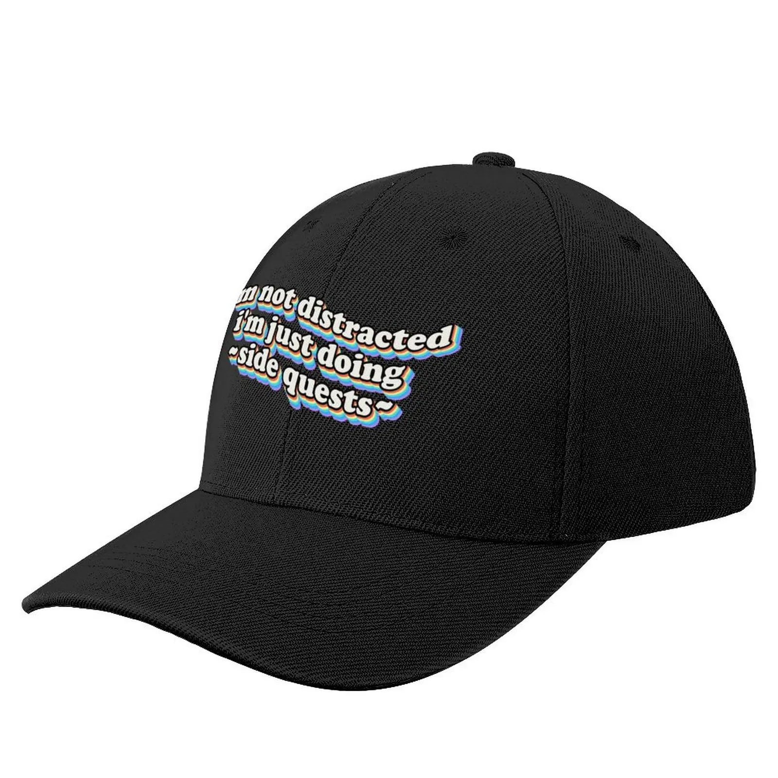 

I'm not distracted, I'm just doing side quests Baseball Cap Rugby Visor Beach Outing Women's Golf Clothing Men's