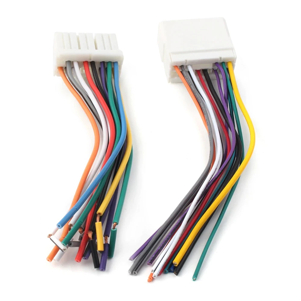 14 Pin Car Radio Stereo Installation Wiring Wire Harness Adapter Cable For Subaru Forester Impreza WRX RS STI Legacy Outback