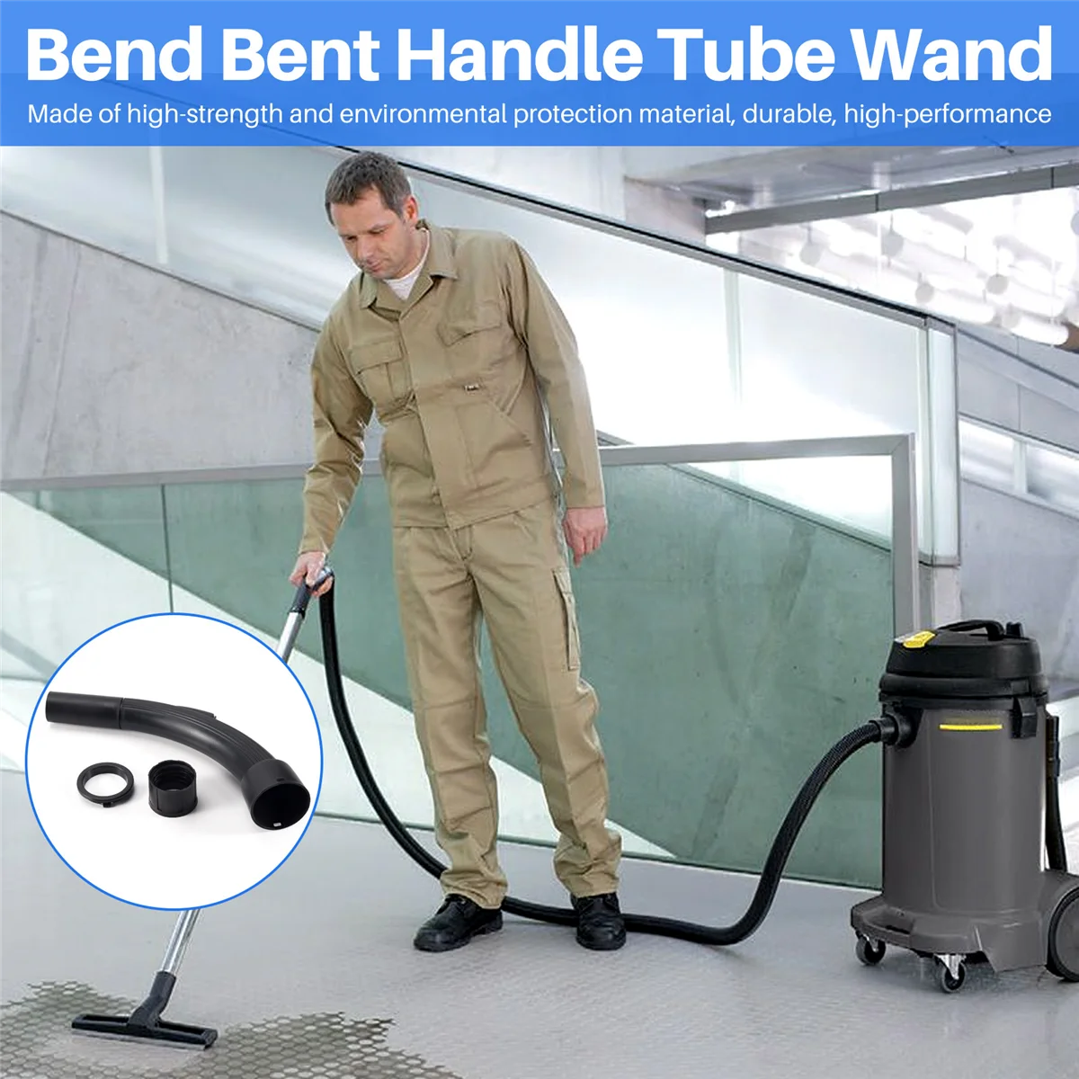 Wholesales Universal Vacuum Cleaner Hose End Part Bend Bent Handle Tube Wand Set 32mm Household Supplies High Quality