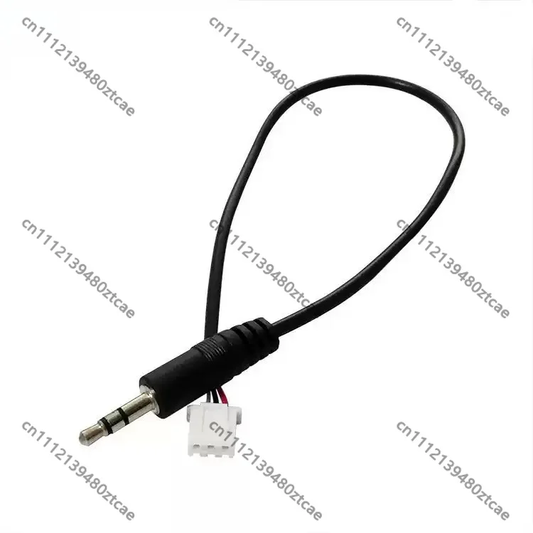3.5mm Male AUX To XH2.54-3P Terminal Cable DIY Amplifier Preamp Audio Input Wire