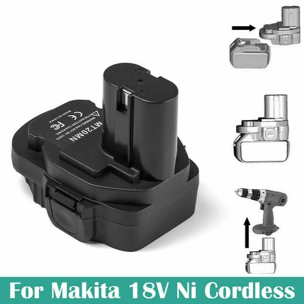 Adaptador de Bateria para Substituição Makita Conversor de Bateria de Lítio 18v Acessórios para Ferramentas Elétricas Convertendo Bateria Mt20mn