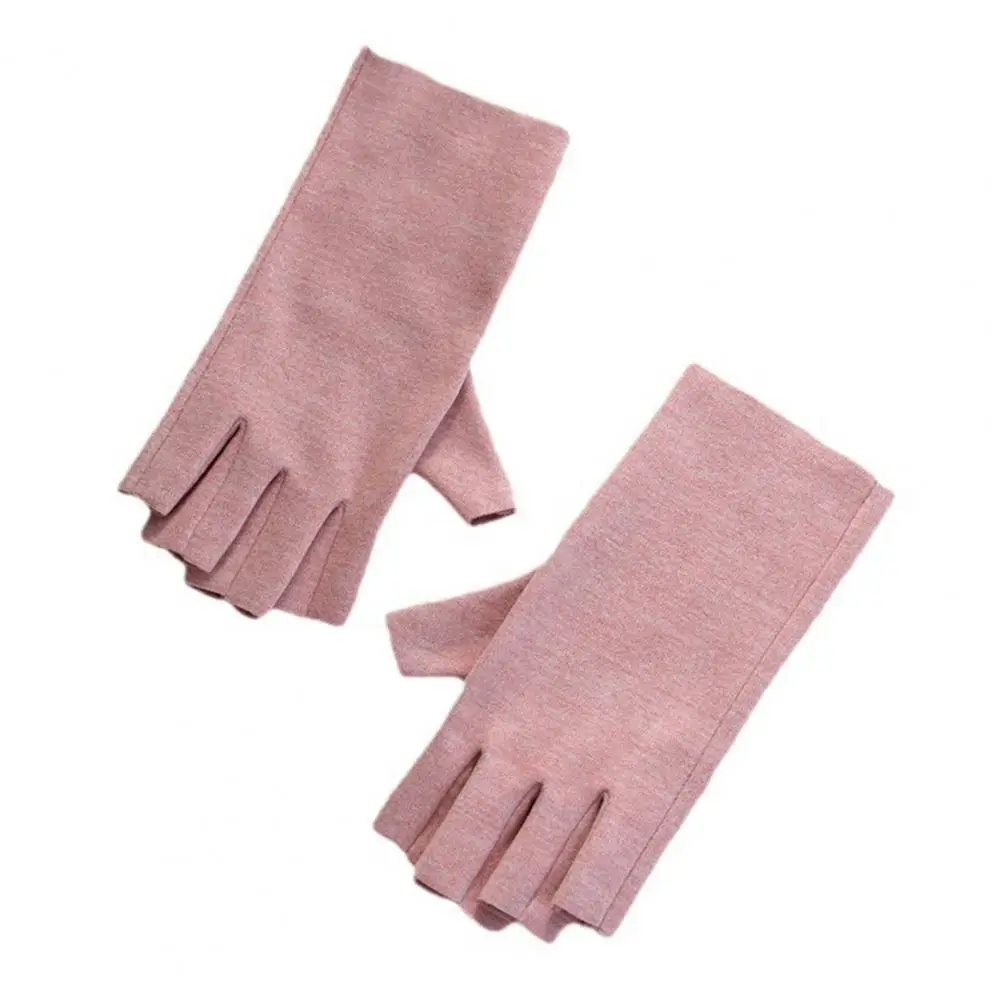 Winter Anti-slip Gloves Winter Cycling Gloves with Touch Screen Anti-slip Design High Elastic Wrist Unisex Half for Weather