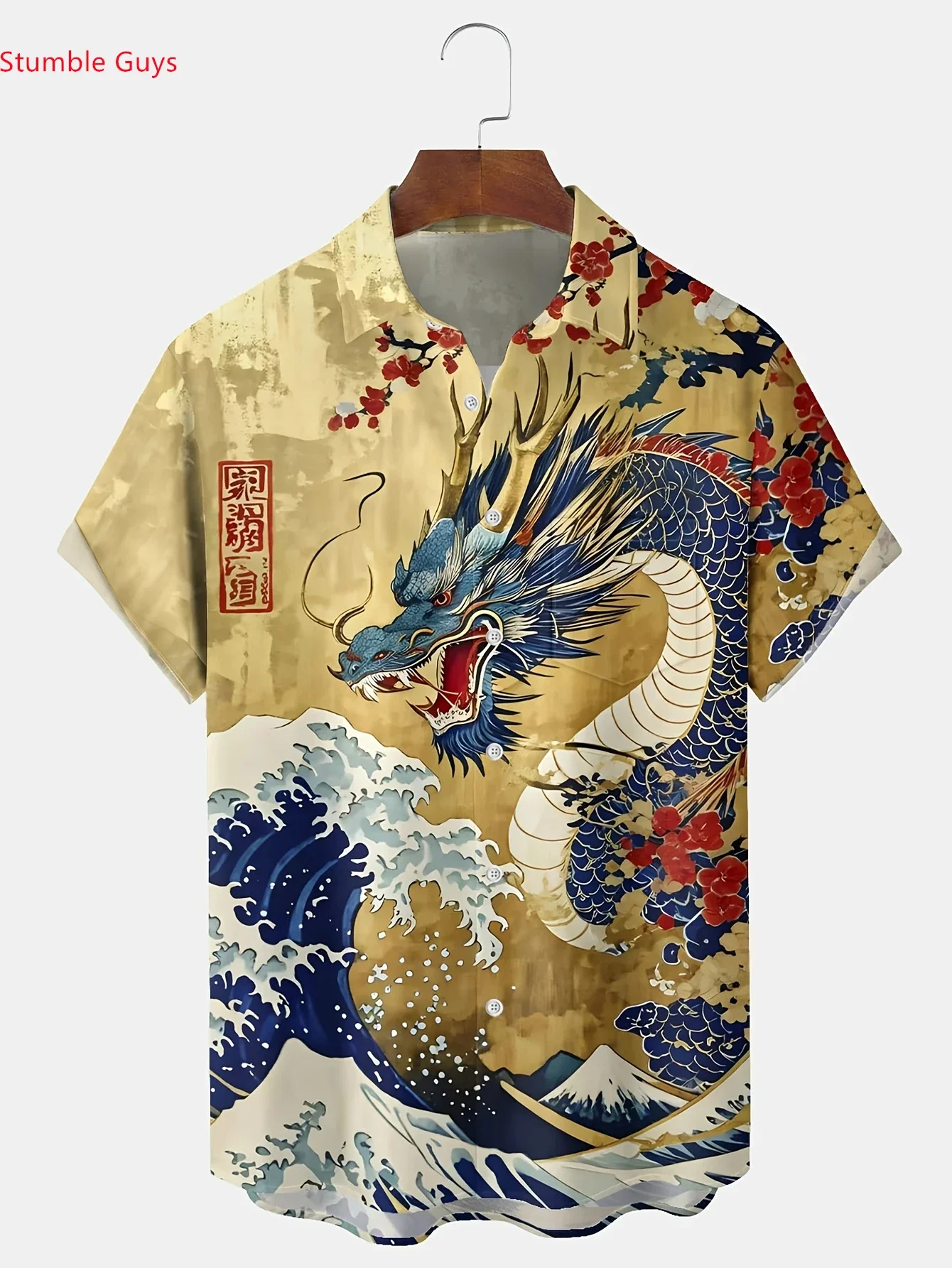 

2026 New Arrival Men's Hawaiian Shirt Summer Casual Man Women Short Sleeve Stylish Beach Party Print Fashion Vacation Tops