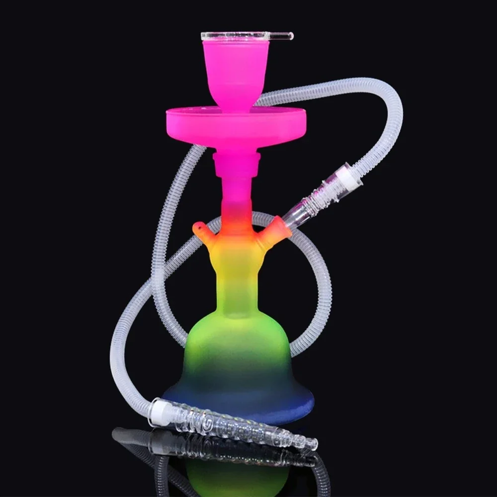 Complete Range of Styles Glass Frosted Shisha Flavor Hookah Set Delicate Pattern Narguile Chicha Completo Sheesha Accessories