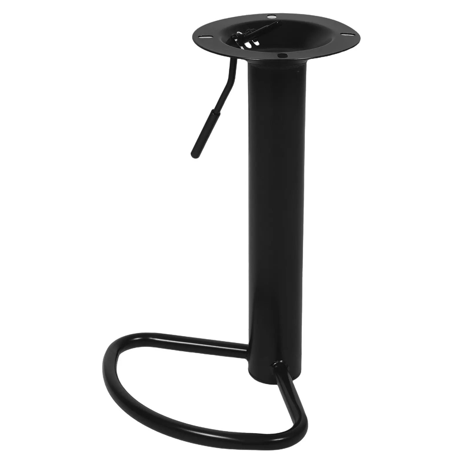 Bar Stool Swivel Mechanism Heavy Duty Black Swivel Chair Base Replacement Rotating Post Integrated Footrest Restaurant Home