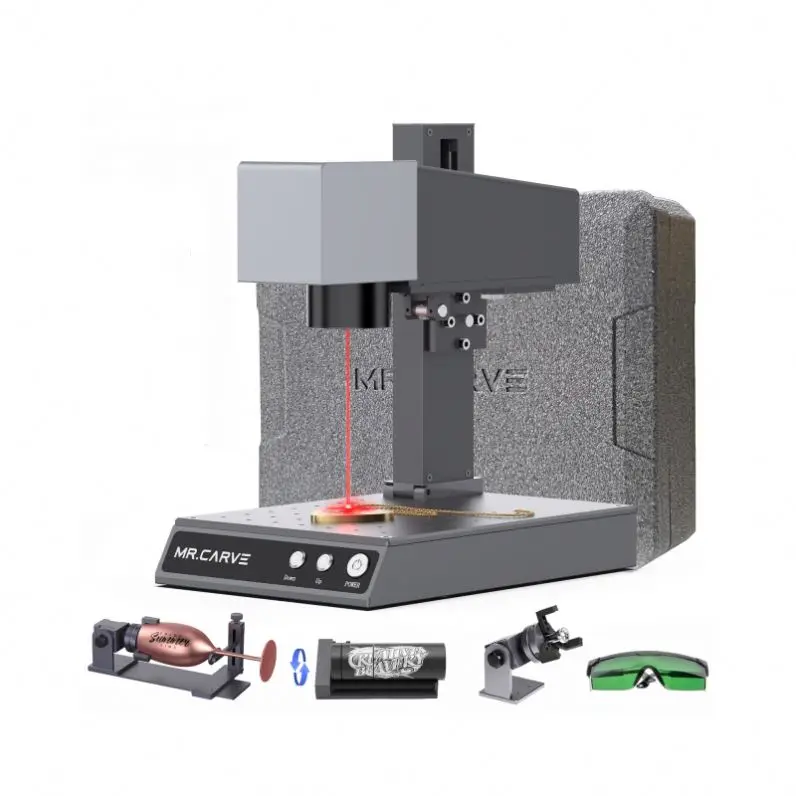 M1 Portable Laser Engraving Machine Laser Engraver High-precision Desktop New Light Weight Marking All-Metal Plastic