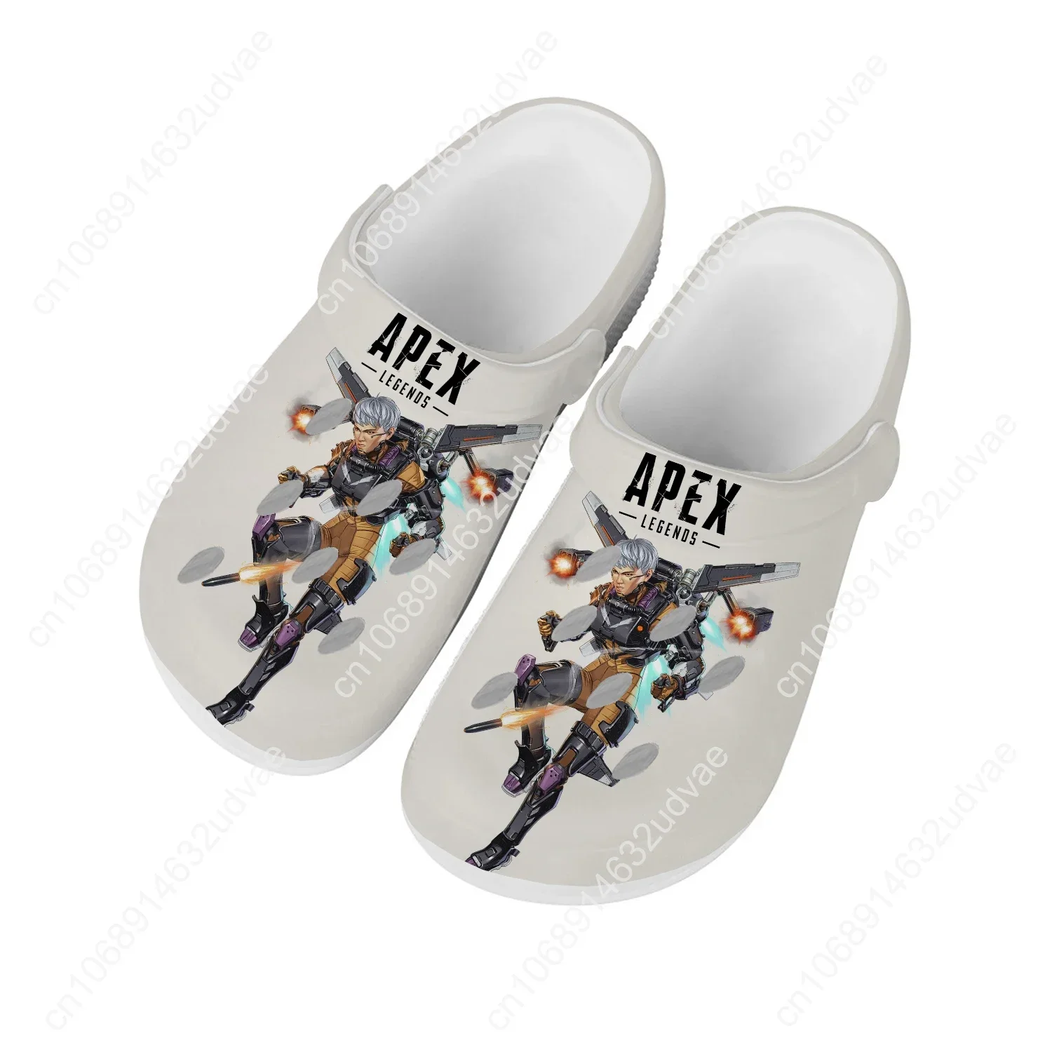 A-Apex Legends Water Shoes Mens Womens High Quality Fashion Home Garden Clogs Customizd Sandals Beach Breathable Hole Slippers