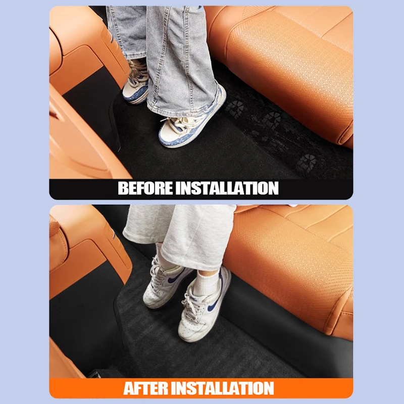 Rear Seat Underside Anti-Kick Pads for BYD Equation Leopard Titanium 7 Anti-Scratch Seat Leather Mat Protection Accessories