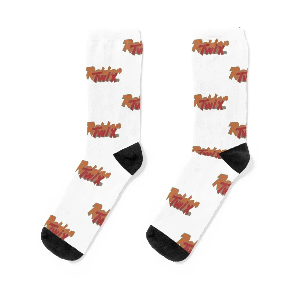 Twix Pins-calcetines de moda japonesa para hombre y mujer, medias con diseños novedosos