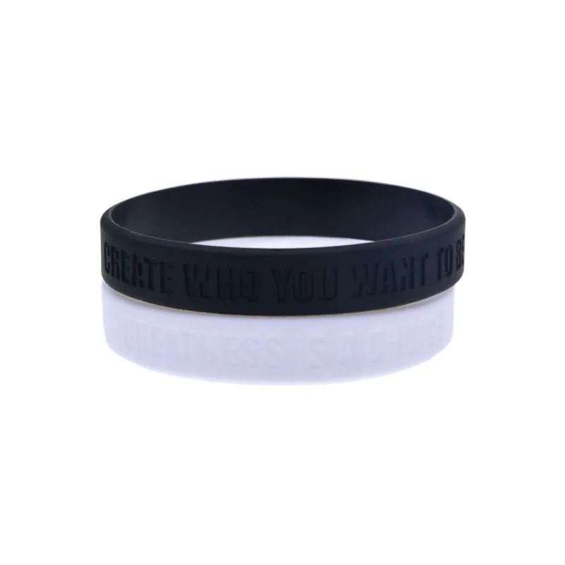 50 Stück Silikon-Armbänder mit dem Motivationssprüchen „Großartigkeit ist eine Wahl“ für Outdoor-Sportarten, 4 Farben – Detail 8