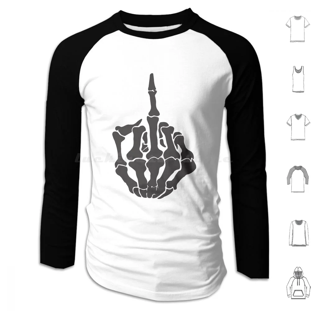 Middle Finger Hoodies Long Sleeve Middle Finger Gfy Funny Cool Adult Offensive Inappropriate Speaker Guitar Case Music