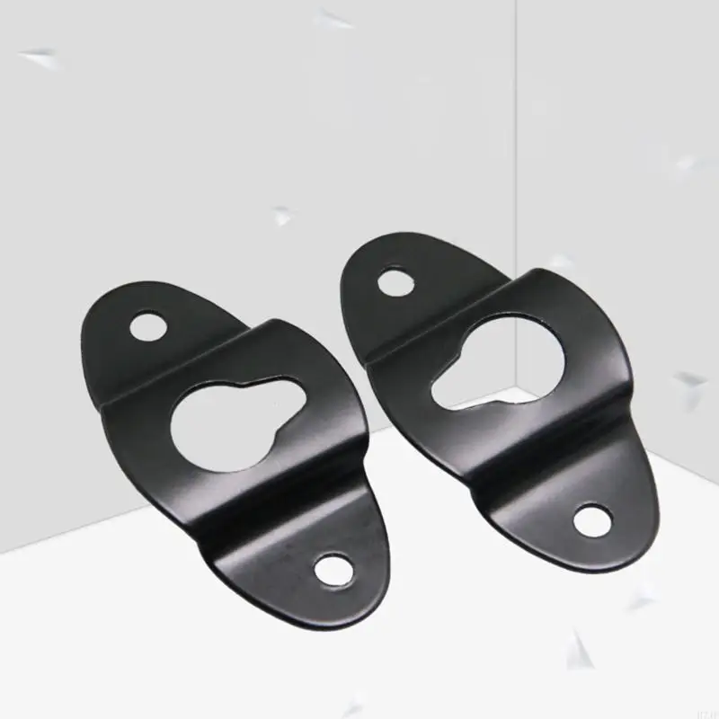 H7JFブラックサウンドバーの壁取り付けブラケットメタルスピーカーブラケットを簡単に取り付ける