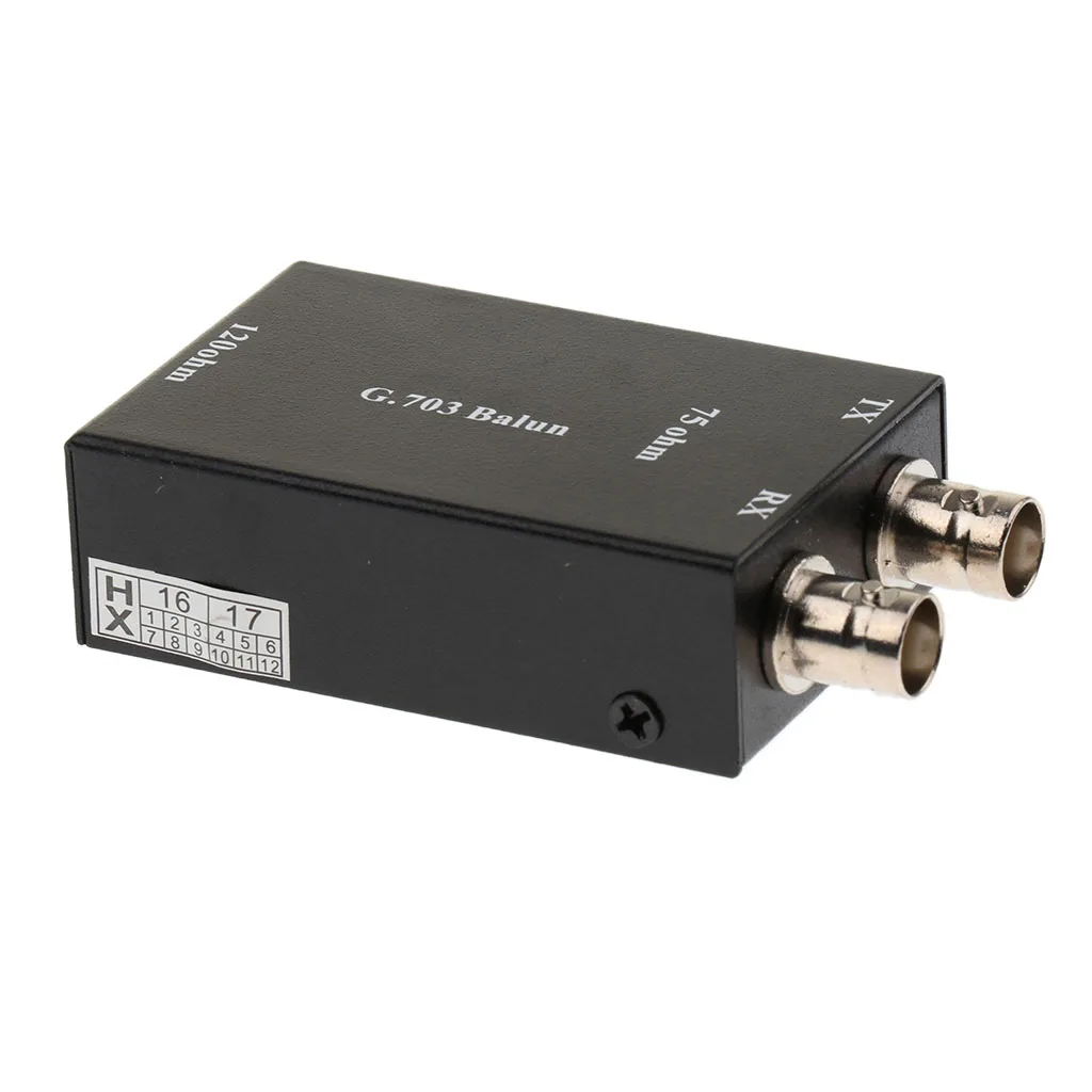 BNC to Ethernet Adapter Shielded Twisted Pair Video Balun Converter for Office Networking