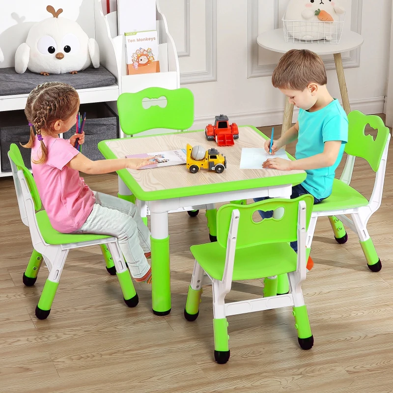 Kids Outdoor Table And Chair Set - Ensemble table et 4 chaises pour