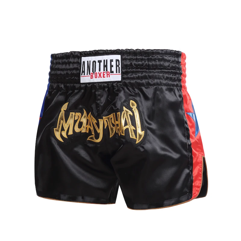 الملاكمة التايلاندية السراويل التقليدية التايلاندية سراويل الملاكمة الرجال النساء الاطفال فنون الدفاع عن النفس MMA التدريب الملابس القتال كيك بوكسينغ الملاكمة السراويل