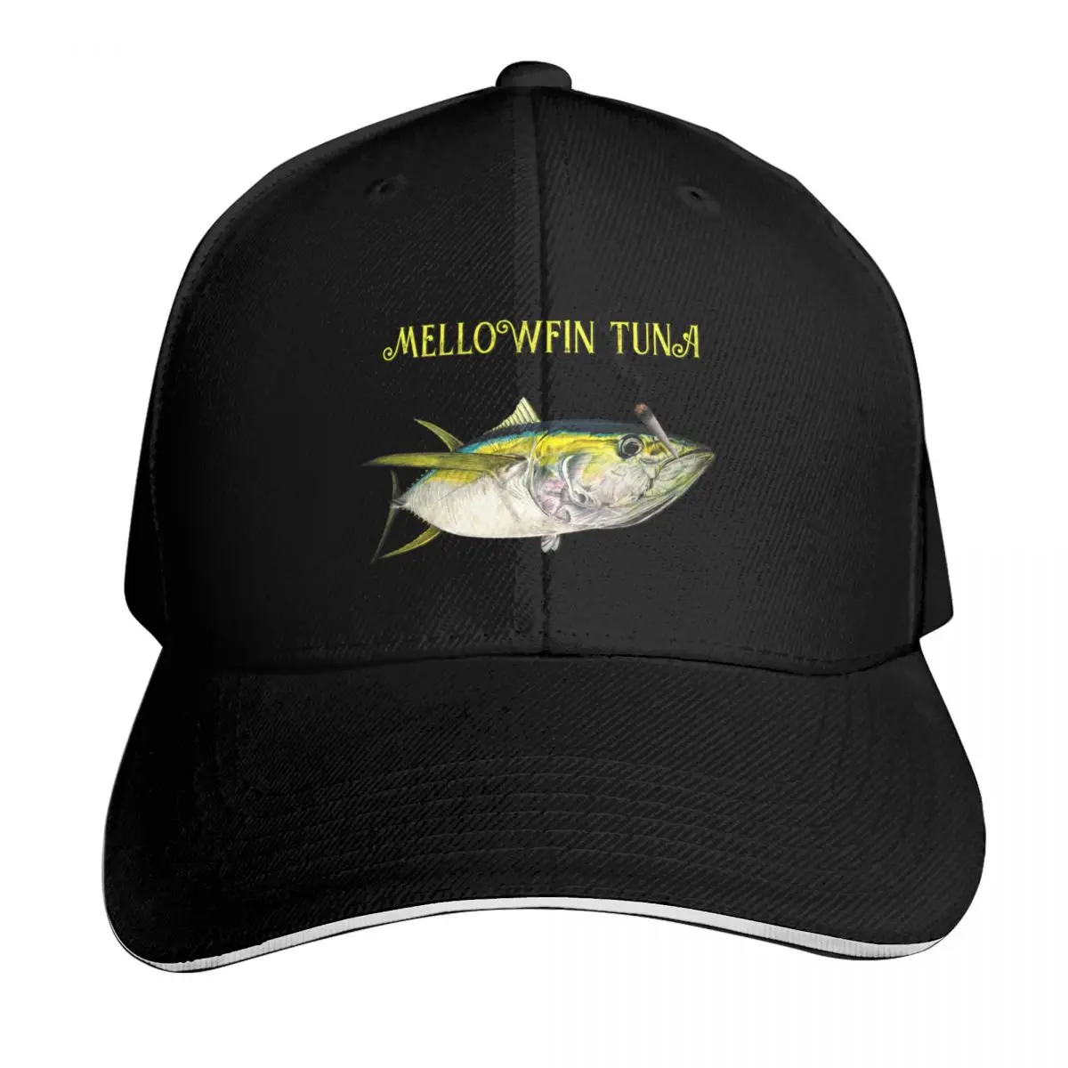 Mellowfin Tuna Baseball Cap Fashion Beach Sunhat Dropshipping Beach Bag Caps Male Women's