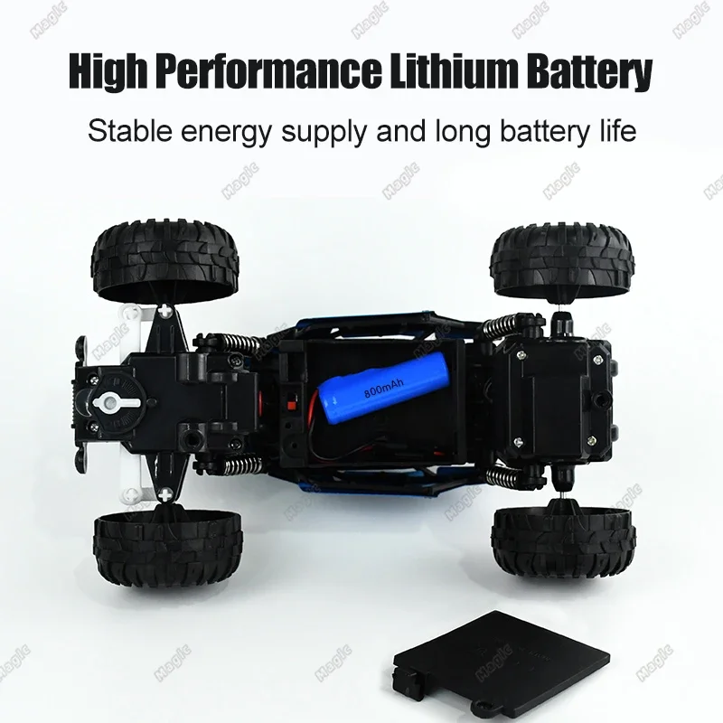 New Alloy High-Speed Drift 2.4GH Electric Remote Control Off-Road Vehicle Four Wheel Drive Boy Children Toys Car Party Gifts Toy