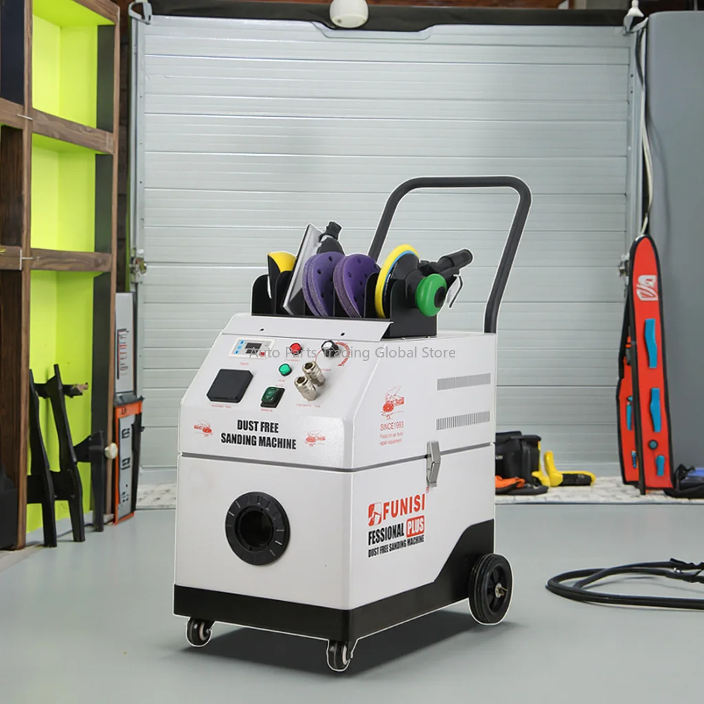 F6 Pneumatic Double Sander Dust Free Sanding Machine With Auto Body Repair Tools For Automotive Dent Puller