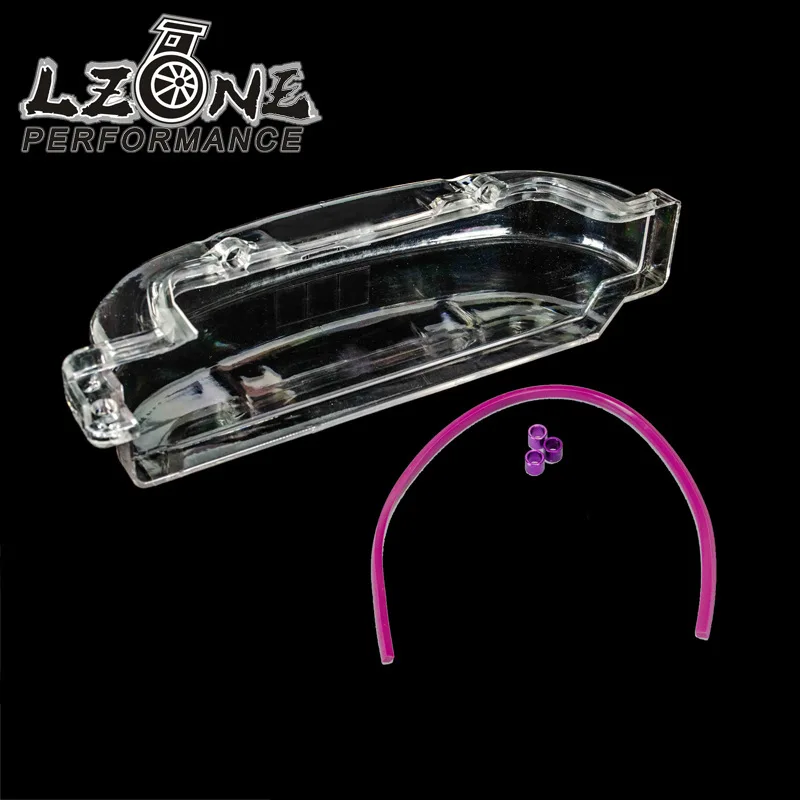Modified belt pulley cover 4G63 timing gear cover, lightweight engine transparent gear cover EVO123.