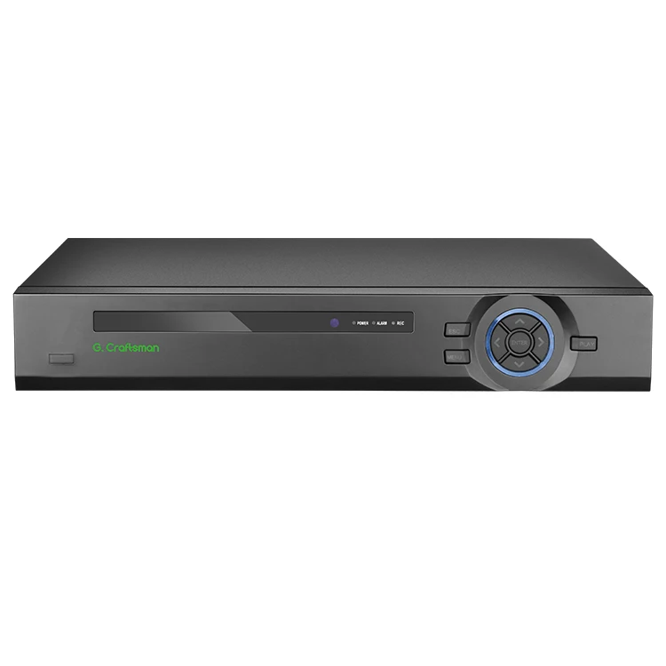 GX-N8016H2-P16(AG) 16 Channel 4K 8MP NVR Network Video Recorder CCTV IP POE Camera System Human Detection Face Recognition
