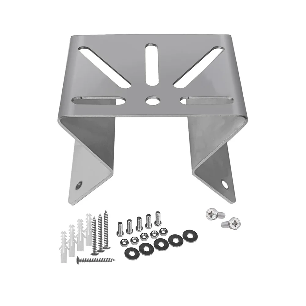 Stainless Steel Wall Corner Bracket Designed for Eufy S340 Security Camera to Facilitate 270 Degree Dual-Side Outdoor Visibility