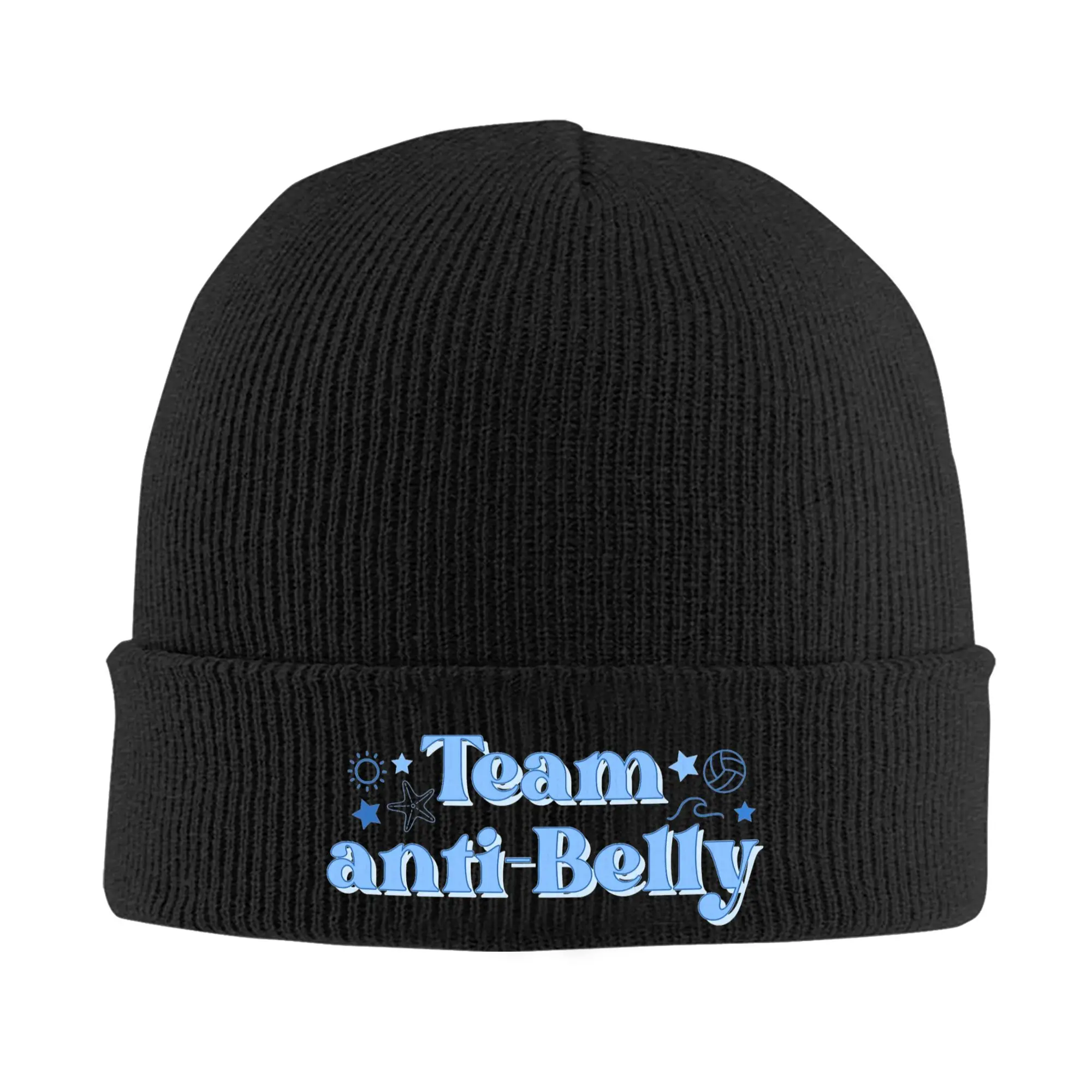 

anti-belly team Knitted Hat Women's Men's Beanies Winter Hat Acrylic The summer I Turned pretty Warm Caps ,