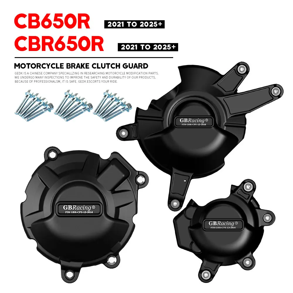 

GB Racing Engine Cover CB650R CBR650R 2021-2025 For HONDA Motorcycle Alternator Clutch Protection Cover Accessories GBRacing