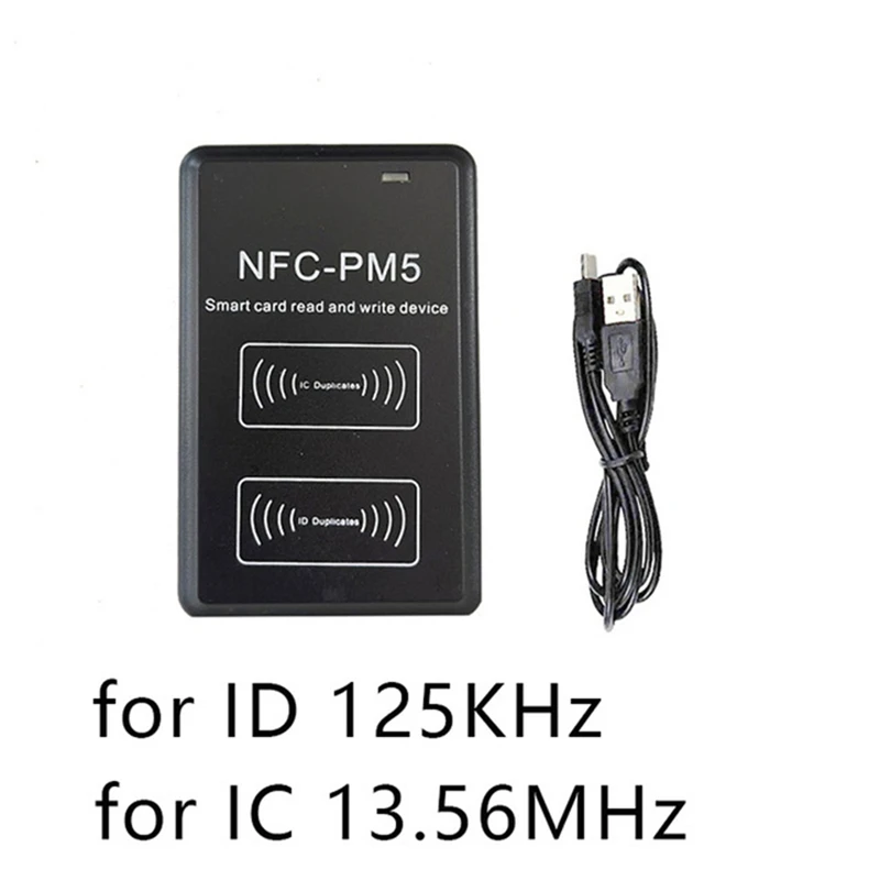 Imagem -04 - Full ic id Leitor Escritor Nfc Encryption Decoding Duplicador Copiadora de Freqüência Cartão Rfid 125khz 13.56mhz