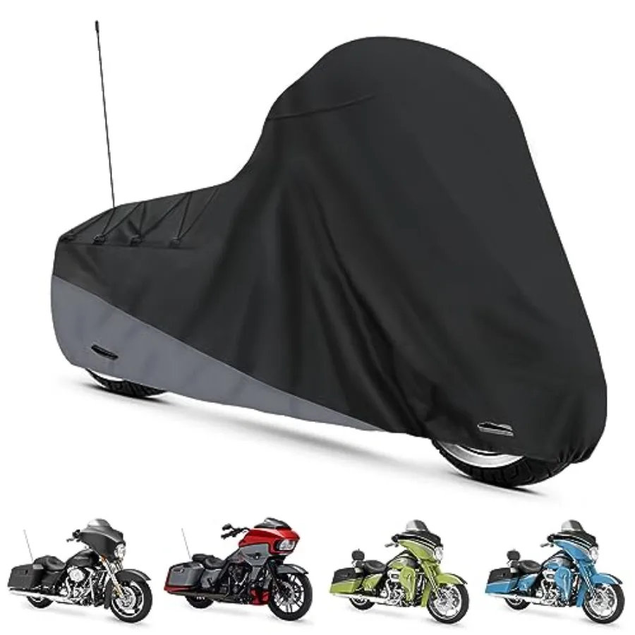 

Motorcycle Cover for Touring Models Harley Davidson Road King Road Glide Street Glide Electra Glide Low Rider-ST Indoor Outdoor
