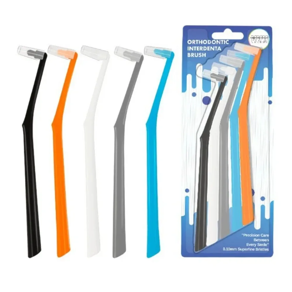 3/5/6/10 Pcs Soft Hair Implant Interdental Brush Single-Beam Soft Teeth Cleaning Toothbrush Oral Care Tool Small Head