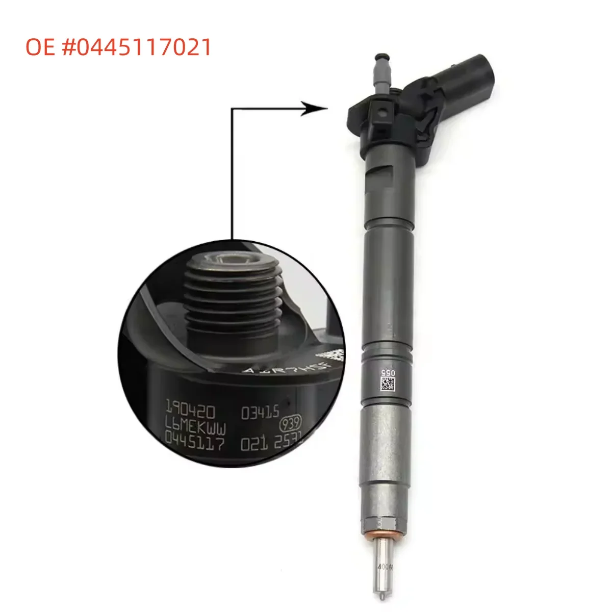 

High quality 0445117021 0445 117 021 Fuel Injector for AUDI A4 A5 A6 A7 A8 Q7 VW Touareg 3.0T Engine