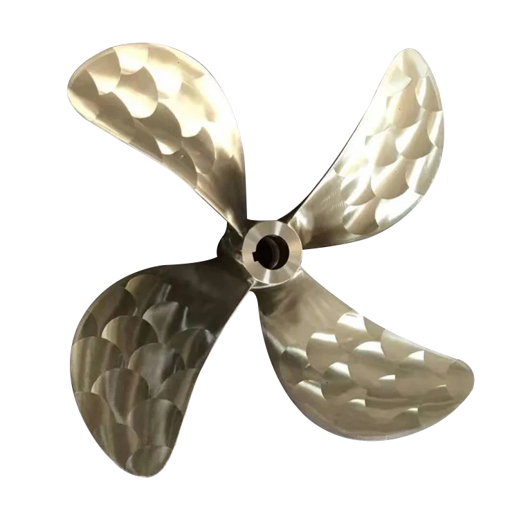 New Optimal Performance Copper Marine Propellers with Knife-Closing Design