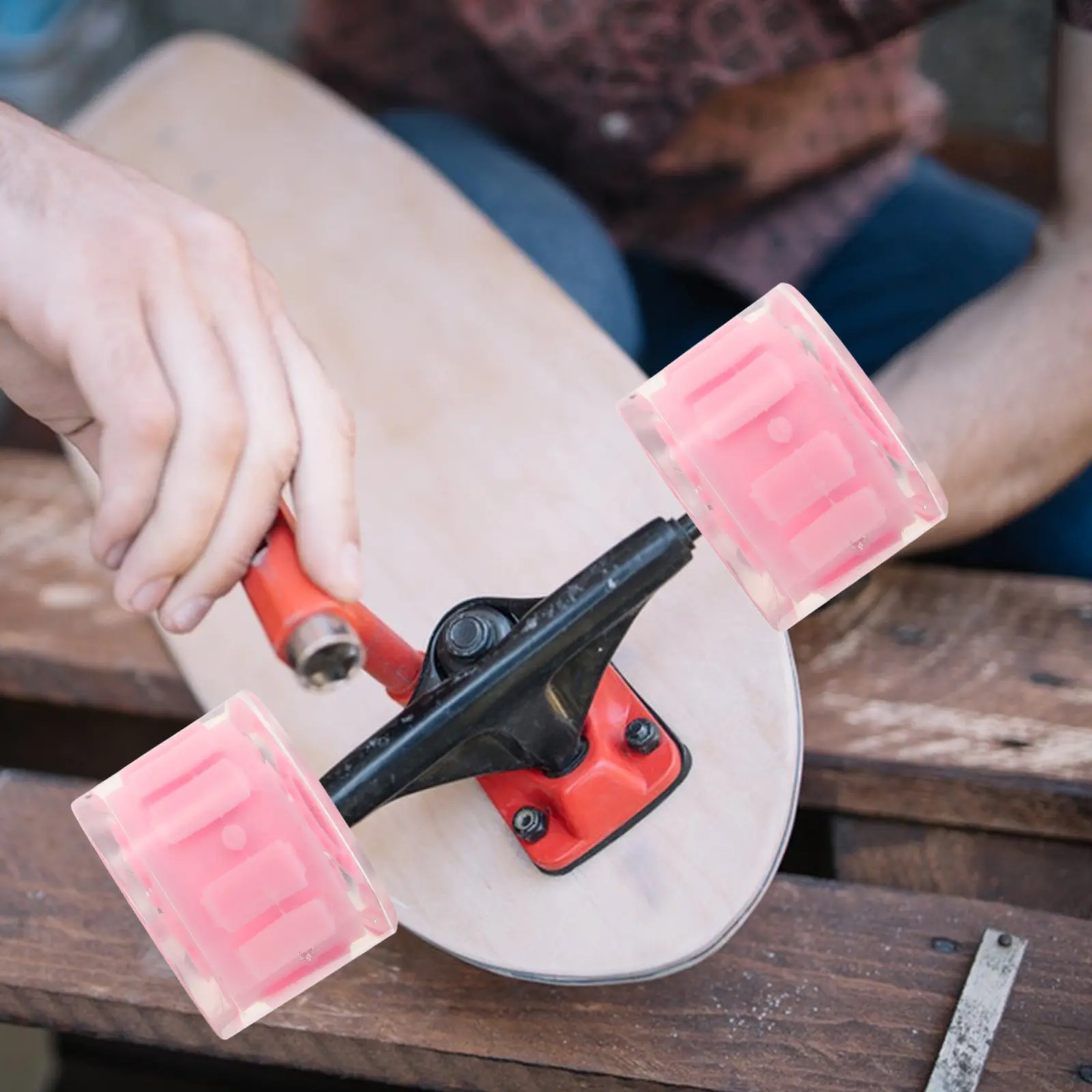 

4 шт. светящиеся колеса для лонгборда, светящиеся в темноте, из полиуретана, для уличного катания, для ночного использования, сменные колеса для скейтборда, набор колес для катания