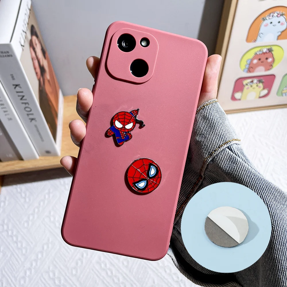 Spider Man Anime DIY Captain America Refrigerator Magnet Mobile Phone Stickers New Accessories Paired with Emblem Jewelry Gifts