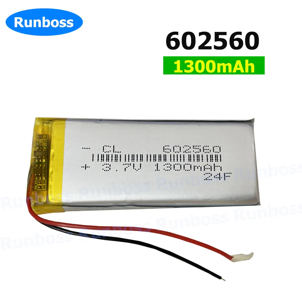 1-2 szt. 3.7V 1200mAh 602560 602565 603060 653060 802560 bateria do rejestratora ciśnienia w oponach Bluetooth rejestrator jazdy słuchawkowa