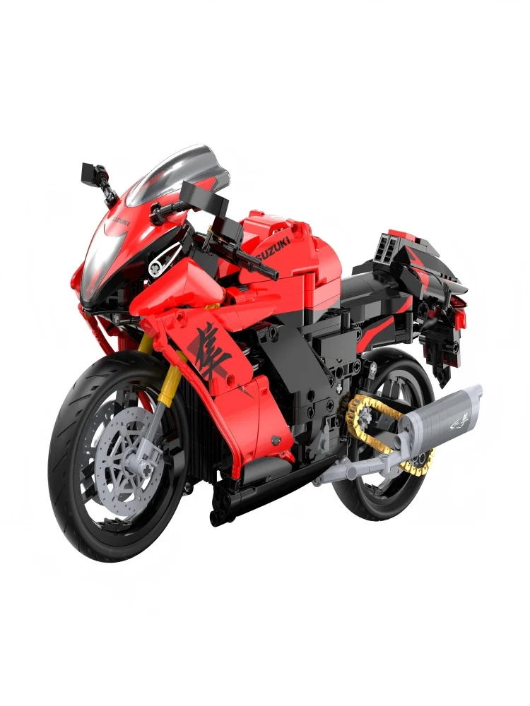1043PCS CaDA 1:6 Schaal Replica "Suzuki Hayabusa" 25th Anniversary Commemorative Edition Bouwsteenset - afbeelding 2