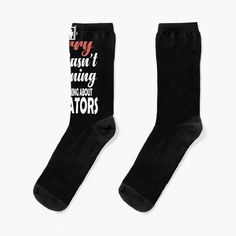 Elevator Technician Gifts Elevator Gifts Men Women Elevators Socks bright garter Running Socks For Man Women's